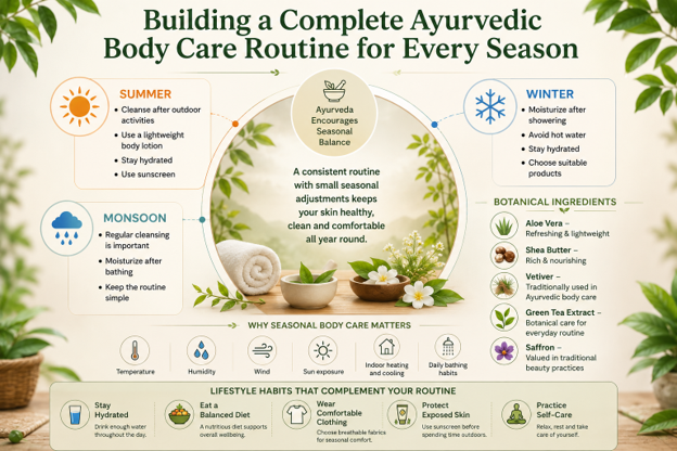 Building a Complete Ayurvedic Body Care Routine for Every Season